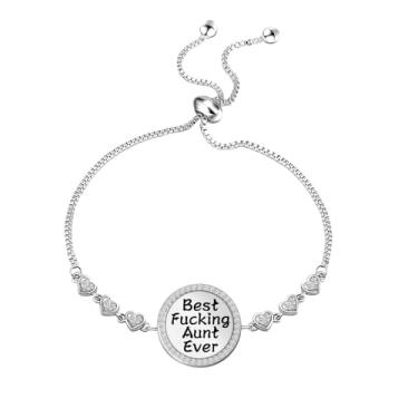 Imagem de Pulseira de tia, presentes de sobrinho, sobrinha, tia, presentes para tia, ideias de presente, Large, Cobre, Sem Pedra Preciosa