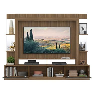 Imagem de Rack C/ Painel Suporte Tv 65´´ C/ Espelho Madeirado/Tenerife