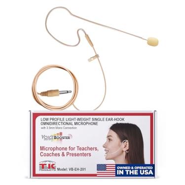 Imagem de Voice Booster Microfone omnidirecional de baixo perfil leve com gancho único