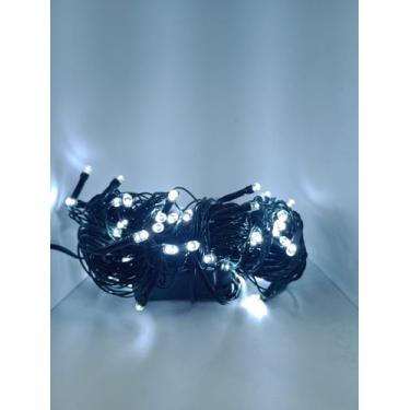 Imagem de Pisca Pisca LED com 100 Lâmpadas Branco - 10 Metros - 110V ( 8 FUNÇÕES