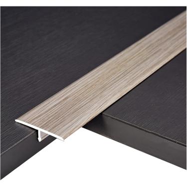 Imagem de Tiras De Transição De Alumínio De 2 Cm De Largura, Barra De Transição De Moldagem Em T Para Pisos De Madeira E Ladrilhos De Madeira, Ladrilhos De Carpete Laminado De Madeira, F, Length 100cm/39.4in