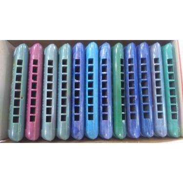 Imagem de 12pçs Gaita De Boca Hering Doremi Decada 70