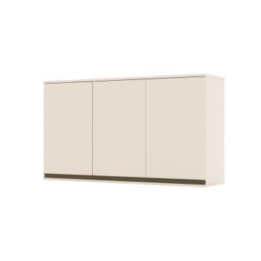 Imagem de Armário Aéreo De Cozinha 120 Cm 3 Portas Connect Henn Off White