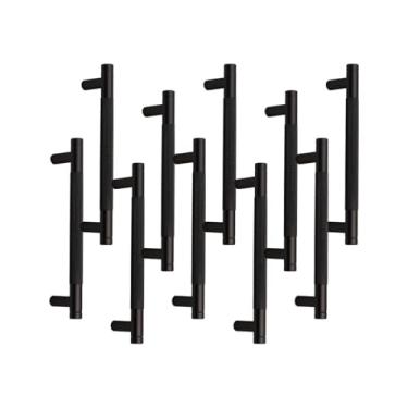 Imagem de Puxador Alça Texturizada 128mm para Móveis Premium (20, Preto Fosco)