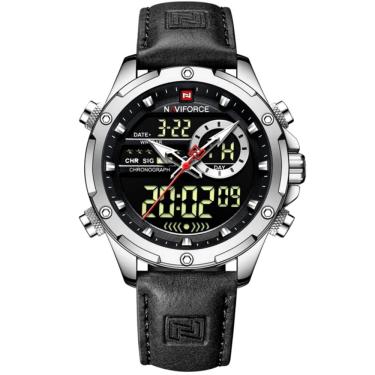 Imagem de Relógio de Pulso Masculino Design Esportivo Casual de Quartzo Impermeável