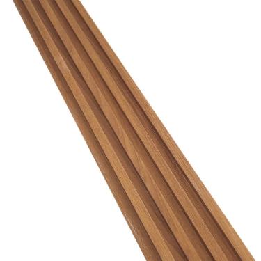 Imagem de Painel Parede Ripado Placa Madeira Ecologica Revestimento Parede Decoraçao Sala Estar Recepçao Quarto Casa Comercio Loja