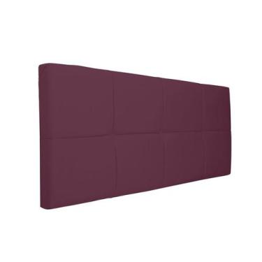 Imagem de Painel Cabeceira Casal 1,40cm Bordô/Vinho - SMF Decor