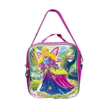 Imagem de Lancheira Infantil Princesa Rosa Escolar Passeio 03 Litros - First