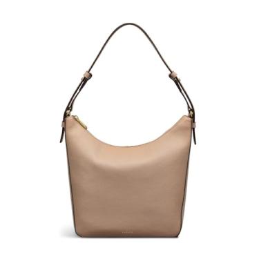 Imagem de RADLEY London Embankment Way Bolsa feminina grande de couro com zíper, Silt