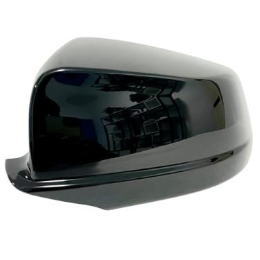 Imagem de CAMIL Capa de espelho lateral preta brilhante, tampa de retrovisor para BMW F10 Série 5 Ano 2011-2013 modelos pré-facelift (lado esquerdo do motorista)
