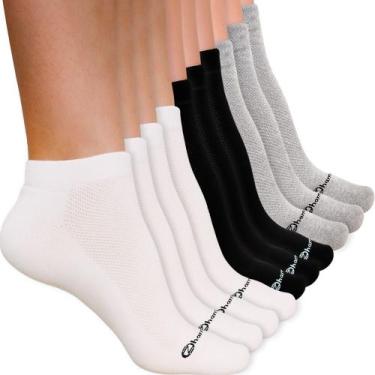 Imagem de Kit 10 Pares Meias Zhamaro Cano Curto Soquete Baixo Algodão Atoalhada 