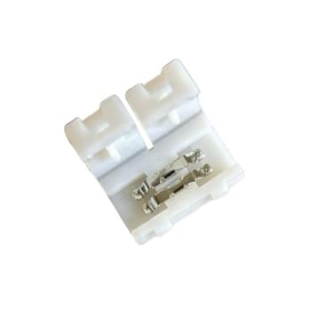 Imagem de Kit 25 Conector 2 Pinos para Fita LED Ultrafina 4mm e 5mm, Emenda Rápida para Fitas 12V/24V