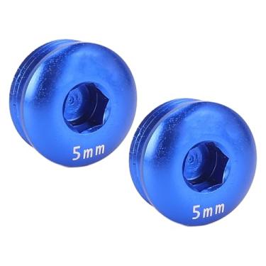 Imagem de SPYMINNPOO Acessórios de Bicicleta Liga de Alumínio M14 Pedal à Prova de Poeira Capa 2 Peças para Ciclo de Montanha Leve Fácil Instalação Fixação Segura (#12)