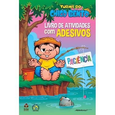 Imagem de Livro - Turma do Chico Bento Livro de Atividades com Adesivos - Paciên