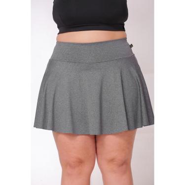 Imagem de Short Saia Babado WOLFOX Plus Size Feminino Suplex Fitness-Feminino