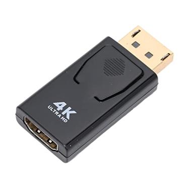 Imagem de Adaptador DisplayPort para HDMI, conversor DP macho para HDMI fêmea para laptop, desktop, PC, monitor de TV, projetor, tela de exibição