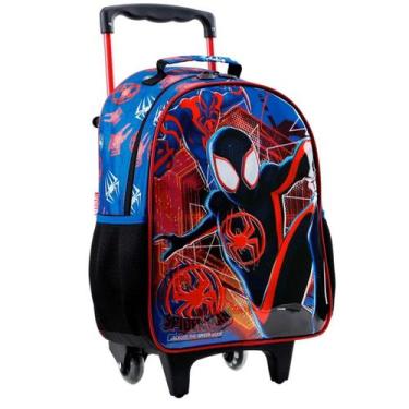 Imagem de Mochila para Meninos Homem Aranha Miles Morales Reforçada Resistente 1
