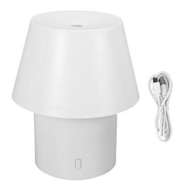 Imagem de AUNMAS Lâmpada Difusora de óleo Essencial, Difusor Ultrassônico de Aromaterapia de Névoa Fria Com 7 Cores de Luz LED e Desligamento Automático, para Relaxamento No Quarto de (Parte superior plana)