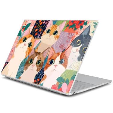 Imagem de Batianda Capa para laptop Dell XPS 13 Copilot+ PC tela de 34.0 cm 2025 2024 número do modelo 9345/9350, capa rígida ultrafina, leve e resistente a arranhões com proteção profissional, gatos