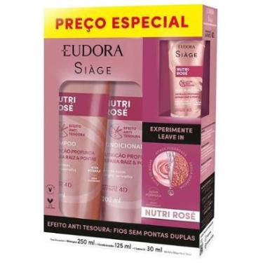 Imagem de Eudora Siage Nutri Rose Kit Shampoo + Condicionador + Leave-in Kit-Unissex