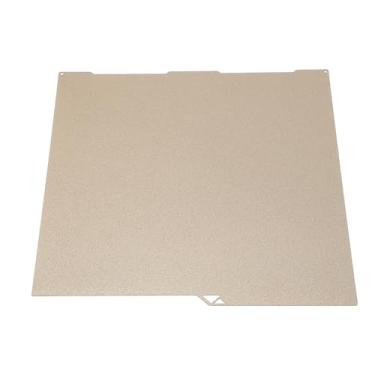 Imagem de Hilitand Placa de Construção PEI de Dupla Face, Cama de Impressão Elástica Resistente Ao Calor de Superfície Texturizada de 256x268mm, Com Forte Adesão para Impressora 3D Kobra 3 Combo