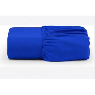 Imagem de Lençol Avulso para Cama de Casal Marcelino Premier 170 Fios (Azul Royal)