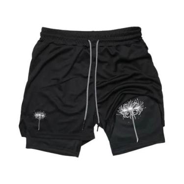 Imagem de Shorts Masculinos De Secagem Rápida Para Academia, Corrida E Treino Co