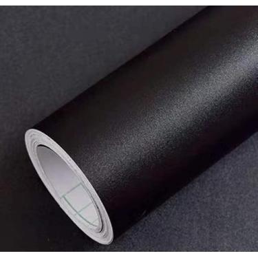 Imagem de Papel de parede Yancorp Matte Black Contact Paper Teal 60x300cm