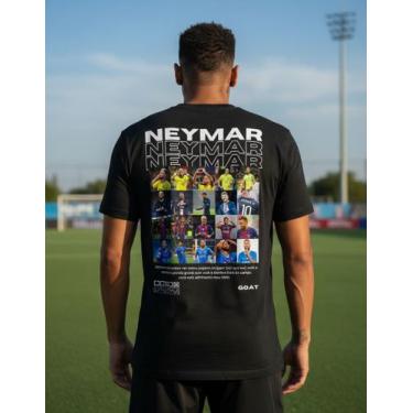 Imagem de Camiseta Básica Algodão Neymar Junior Personalizada - Camiseta Shuh, P