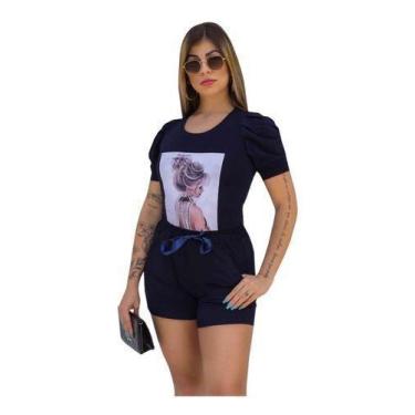 Imagem de Plussize  Shorts+blusa Tamanho Grande Xg Xgg G1 - DONA MOÇA PLUS, G, P