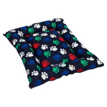 Imagem de Cama PET Tipo Colchonete - Tamanho P - Chocolate Caramelo, Patinhas