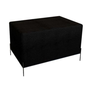 Imagem de Puff Barcelona Suede Preto - New Green