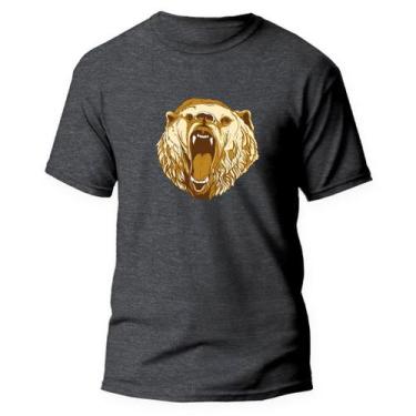 Imagem de Camiseta Básica Algodão Premium Estampa Digital Urso Gold  - Pavesi, G