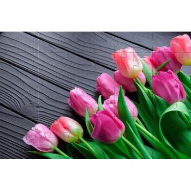 Imagem de Quebra-Cabeça Cognitivo Reabilitação Para Idosos - Flores - Reidopendr