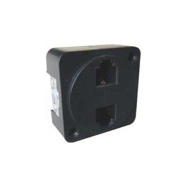 Imagem de Plug Telefone Tomada Modular IDC Extensao Preto - BITS