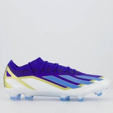 Imagem de Chuteira Adidas X Crazyfast Messi Elite FG Campo Azul-Unissex