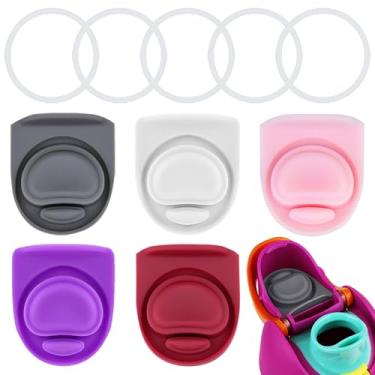 Imagem de ZONBBEE Rolha de substituição e anel de vedação em O de borracha compatível com Owala FreeSip 680 g, tampa de anéis de vedação superior de garrafa para Owala 16/19/24/32/1,134 g Acessórios de peças de