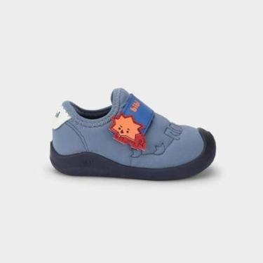Imagem de Tênis Infantil Bibi Fisioflex 5.0 Azul de Dinossauro-Masculino
