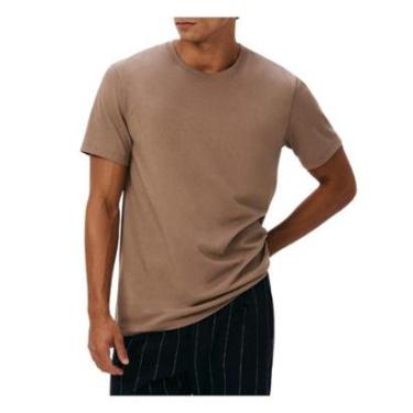 Imagem de Camiseta Masculina Hering MC Pima Marrom - 201HLEEN-Masculino