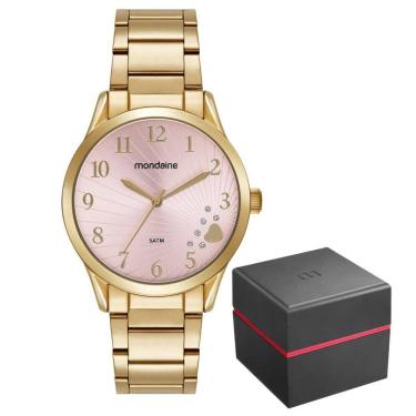 Imagem de Relógio Analógico Feminino Mondaine Dourado 99765Lpmvde3