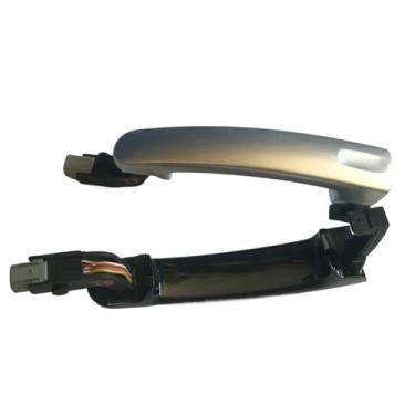 Imagem de Maçaneta de suporte para porta de carro conforto para carro maçaneta externa adequada para Tiguan 2008-2018 apto para Jetta 2011-2018 Beetle 2012-2018 (prata, direita)