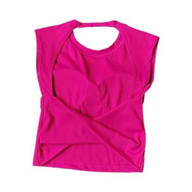 Imagem de Top De Yoga Feminino Sexy Sem Costas, Secagem Rápida, Modelador, Com B