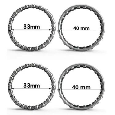 Imagem de Conjunto De Rolamentos De Esferas Gaiola Para Caixa De Direção De Bici