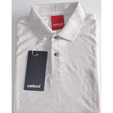 Imagem de Camisa Polo Masculina OFF White Mescla Colcci-Masculino