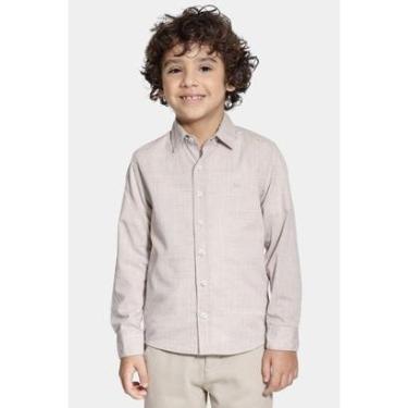 Imagem de Camisa Aramis Slim flamê Bosco Manga Longa Move Caqui-Masculino