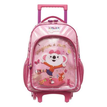 Imagem de Mochila de Rodinhas Mundo Lilica Ripilica Brincar Rosa-Feminino