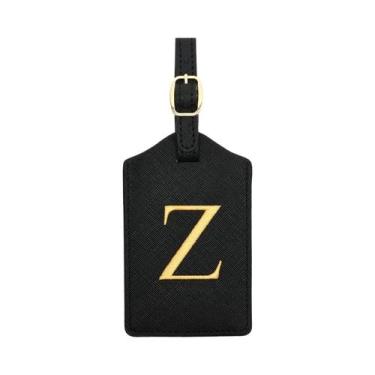 Imagem de Etiqueta De Bagagem Durável Em Couro PU Com Capa E Compartimento Para 