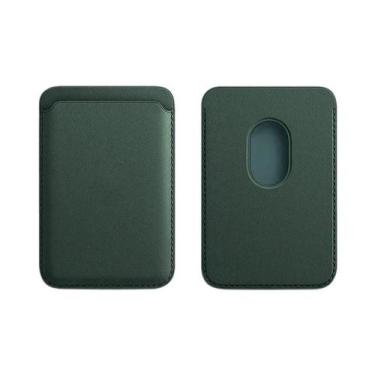 Imagem de Carteira Magnética Slim MagSafe Em Couro PU Para iPhone 12/13/14/15/16
