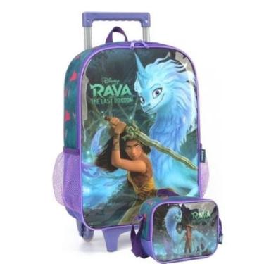 Imagem de Kit Mochila de Rodinha Feminina Disney by Luxcel Ref.37572-Feminino