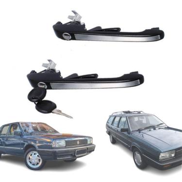 Imagem de Kit Maçaneta Externa Porta Diant Santana Quantum Até 1990